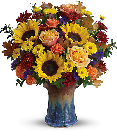 Country Garden Sympathy Arrangement