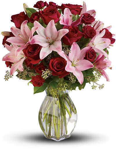 Lavish Love Bouquet with Long Stemmed Red Roses