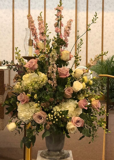 Country Garden Sympathy Arrangement